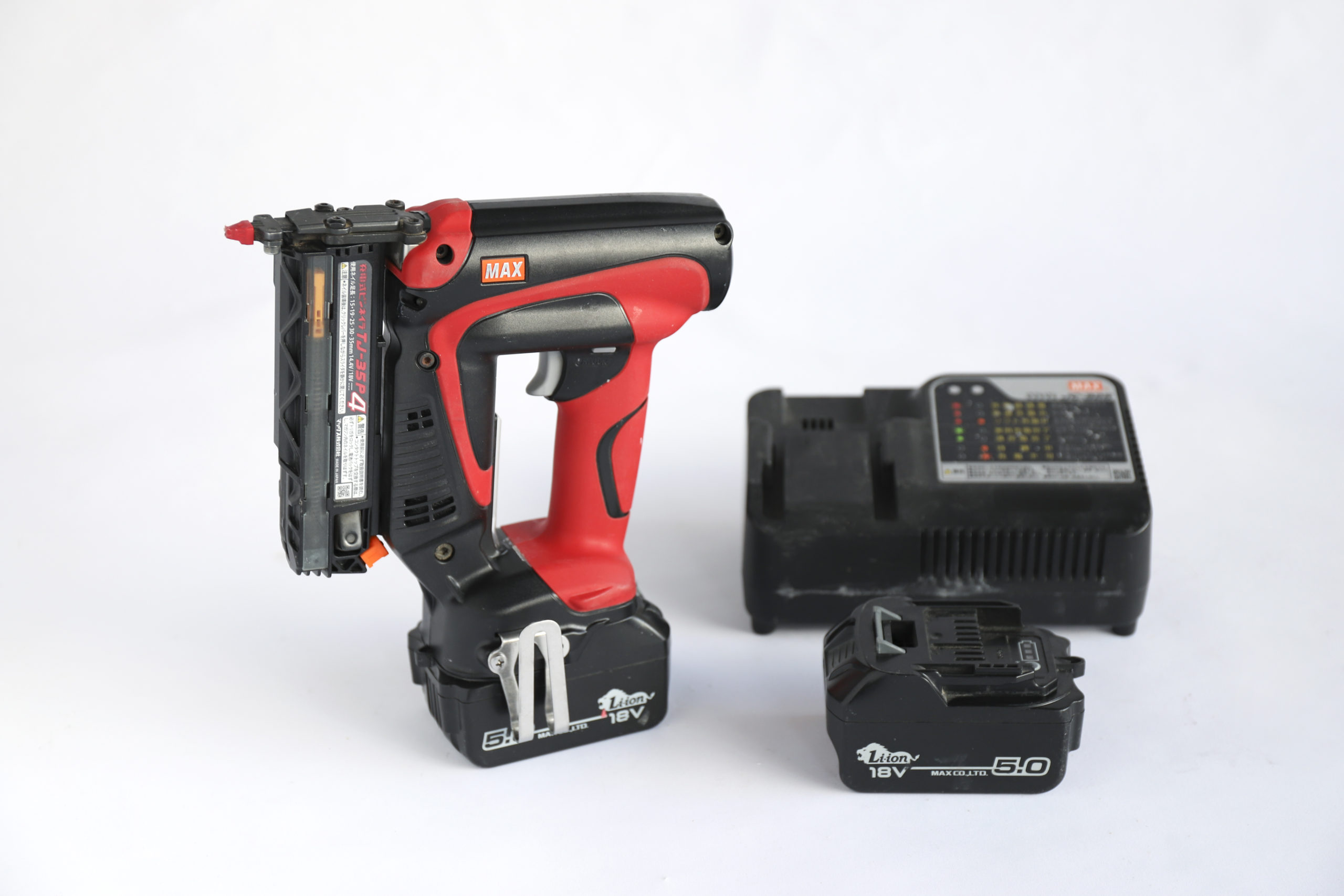 マックス 14.4V_18V 充電式ピンネイラ TJ-35P3 本体のみ（MAX マックス 